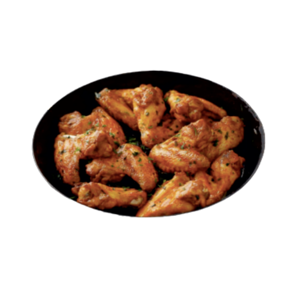 17 Fried Chicken Wings in Garlic Sauce